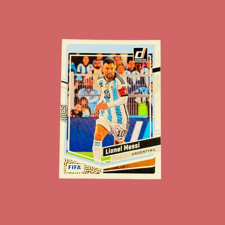 PANINI Messi Argentina Barcelona Donruss Base Card Player Card Sports Cards 1 Piece-2