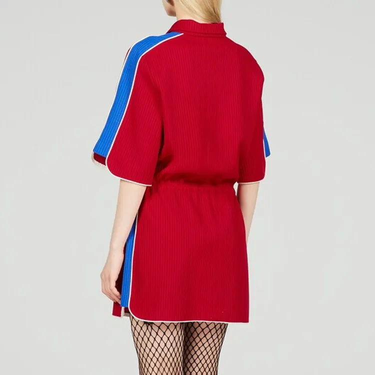 GUCCI Short-Sleeved Dresses Women's Red-3