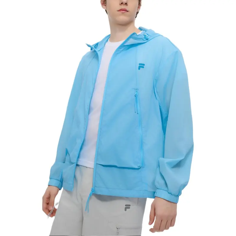 FILA FUSION Jackets Coats Women's Light Azure Blue-1