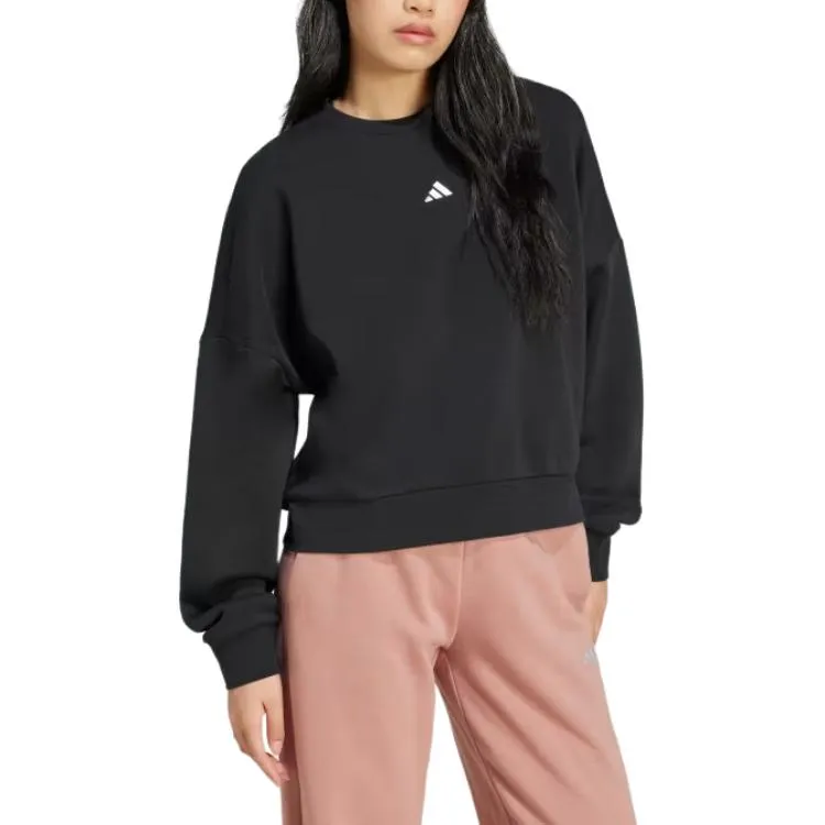 Adidas Free Shipping With AdiClub Essentials Small Logo Feelcozy Sweatshirt-1