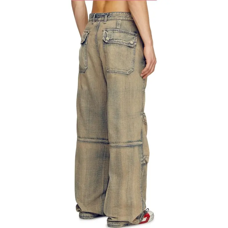 DIESEL Jeans Unisex Beige Yellow-2