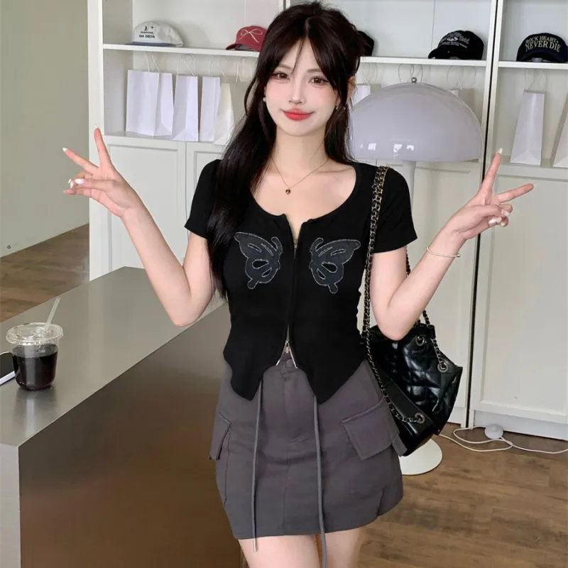 GULIANFEI Two Piece Skirt Sets Women's-4