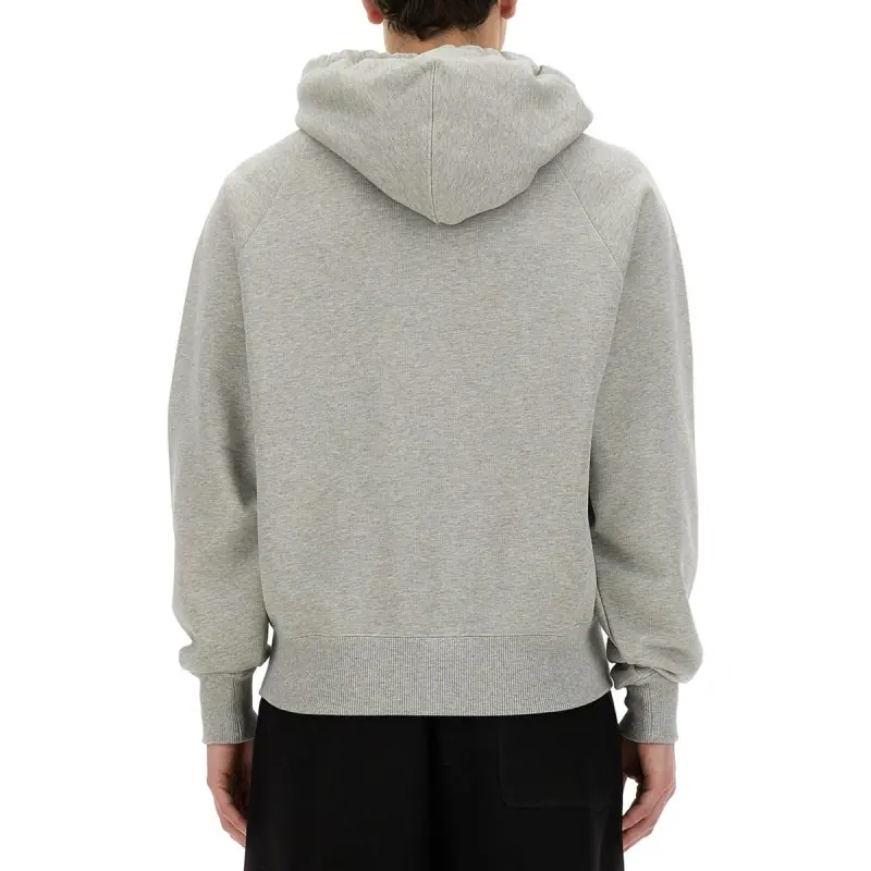 AMIPARIS Paris Ami De Coeur Logo Printed Drawstring Hoodie-3