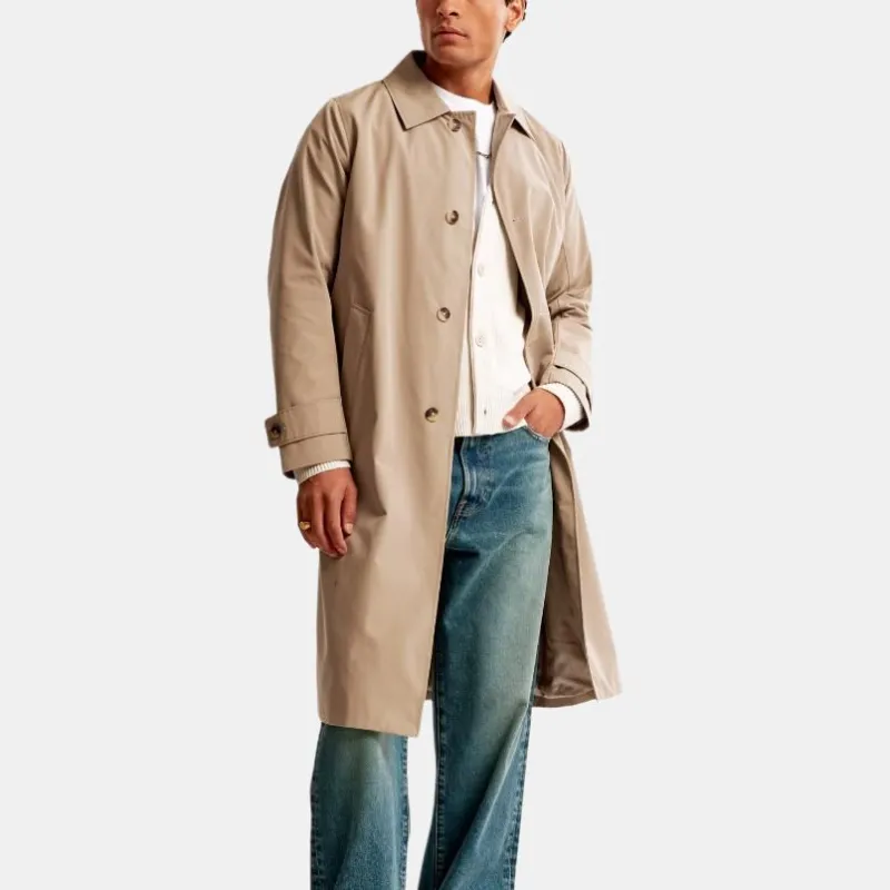AF Trench Coat Men's Light Brown-1