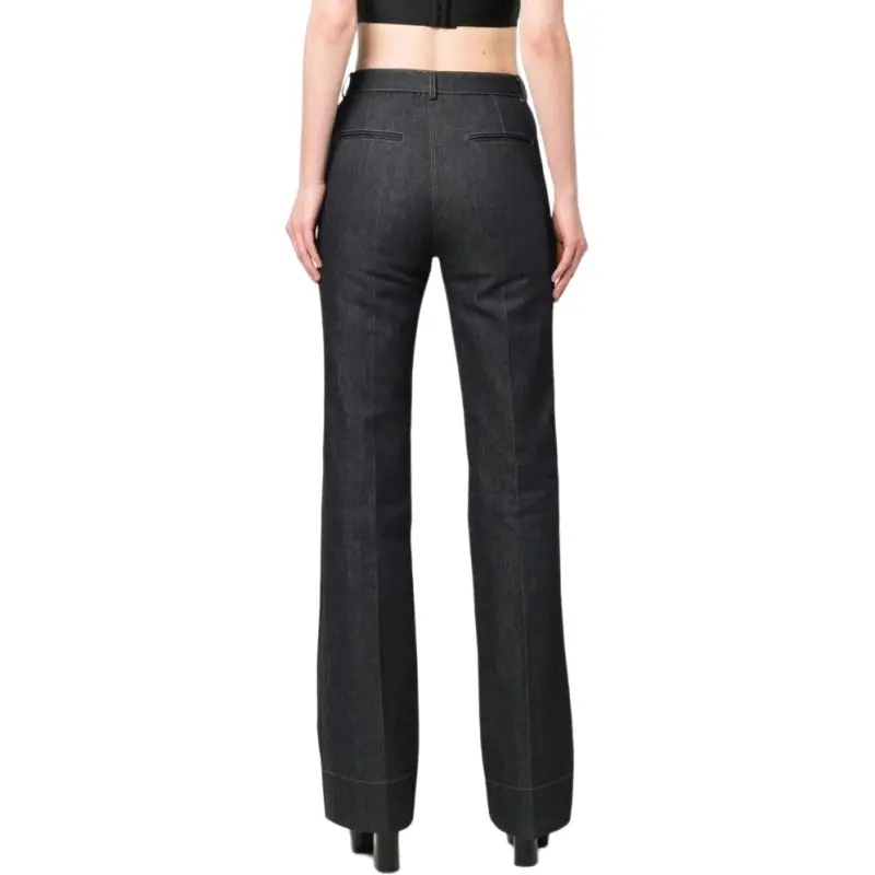 SAINT LAURENT Flared High rise Jeans-3