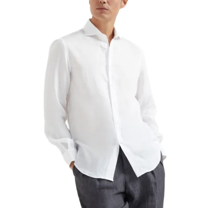 Brunello Cucinelli Buttoned Long Sleeved Shirt-2