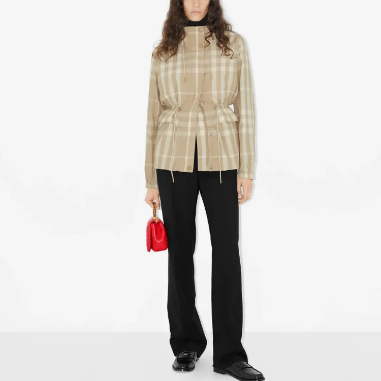 Burberry Jacket Women's Soft Yellow Brown-1