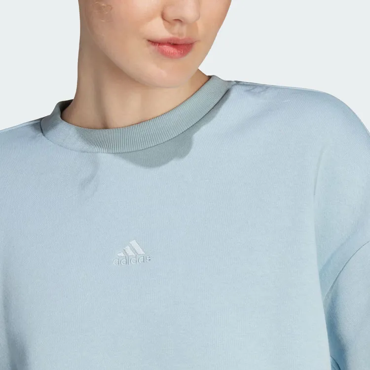 Adidas Sweatshirt Women's Light Blue-5