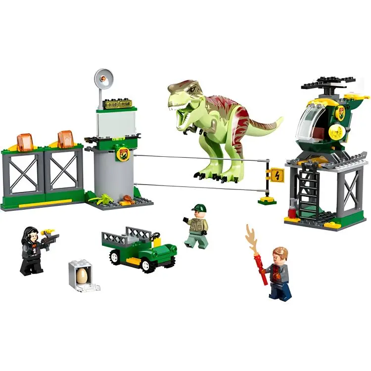 LEGO Jurassic World Collection Tyrannosaurus Rex Ambush Building Blocks 301 600pcs 76944-1