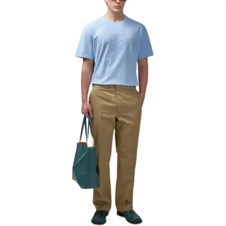 LOEWE SS25 T Shirt Men's Light Blue-2