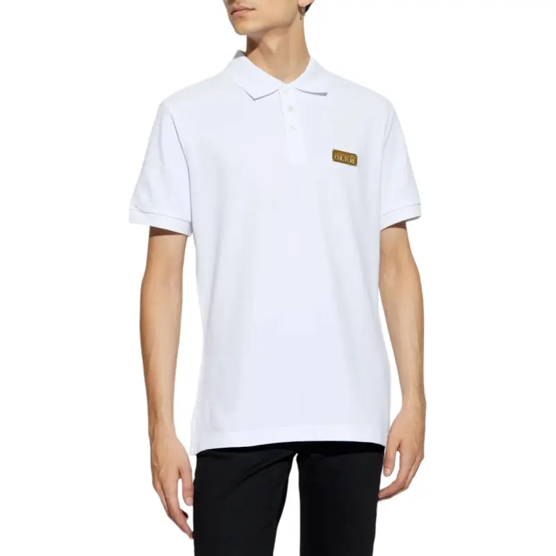 VERSACE JEANS COUTURE SS24 Polo Shirt Men's White-2