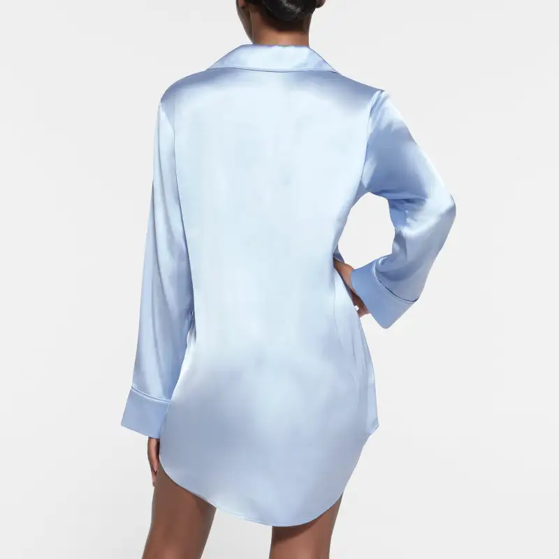 SKIMS Nightgown Women's CELESTE/Sky Blue-3
