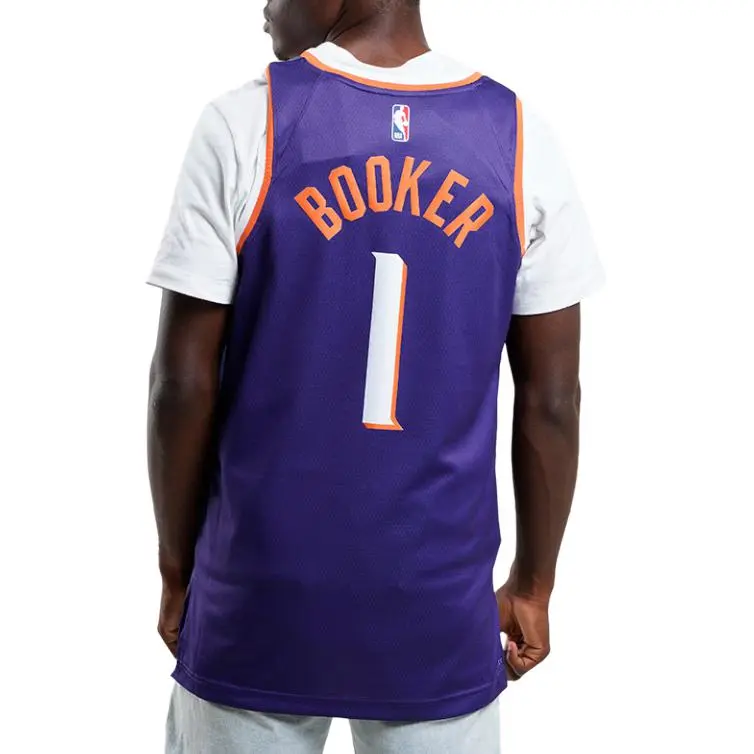 Nike Devin Booker Phoenix Suns 2023/24 Icon Edition Men's Nike Dri FIT Adv Nba Authentic Jersey-4