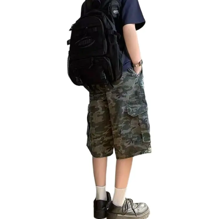 FCMM Casual Shorts Unisex Army Green-5