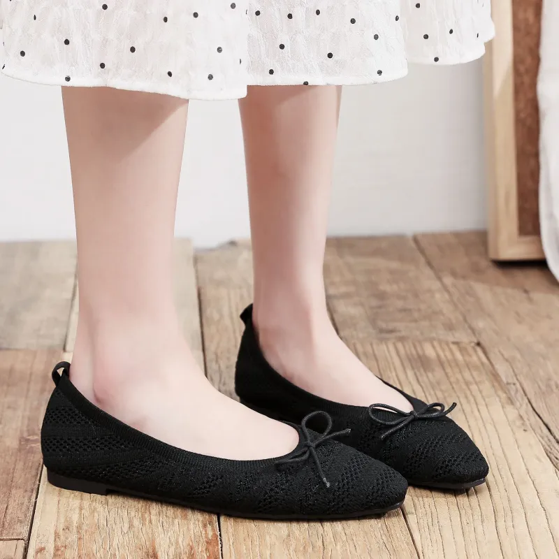 TASMAN AUS Square Toe Low Vamp Casual Shoes Women's-22
