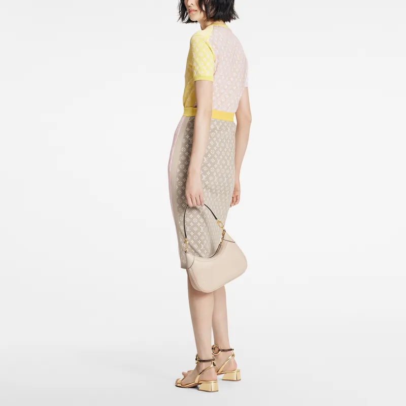 LOUIS VUITTON Pastel Monogram Knit Tube Skirt-2