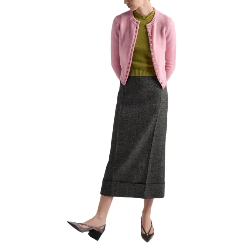 PRADA A line Maxi Skirt-2