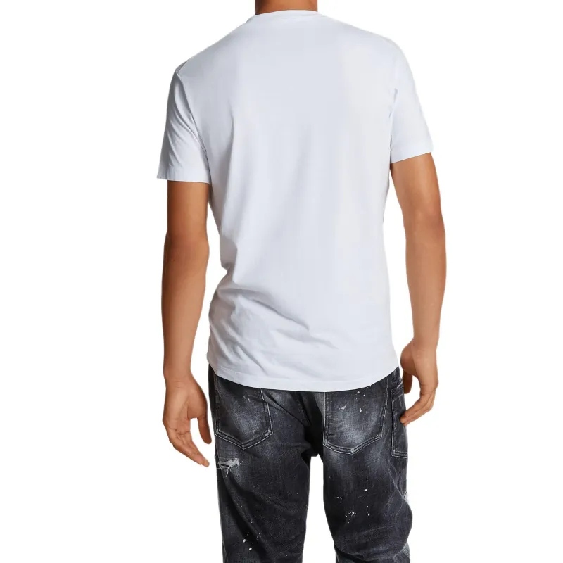 DSQUARED 2 Cool Fit Velvet Logo T Shirt-3