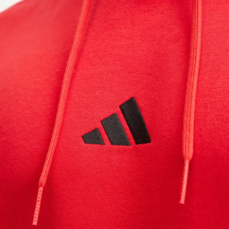 Adidas Free Shipping With AdiClub Essentials 3 Stripes Fleece Hoodie-4