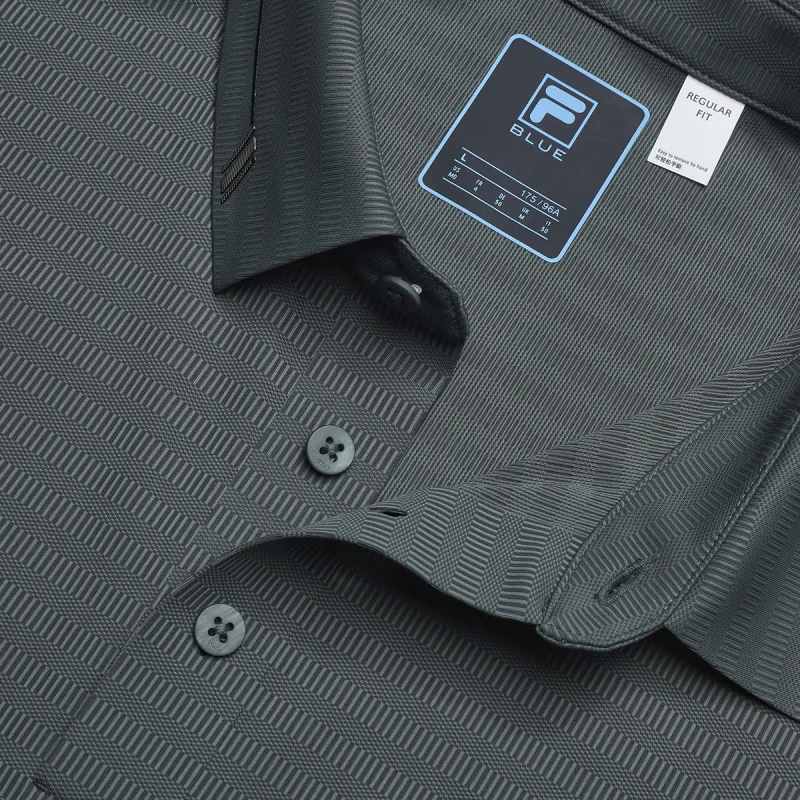 FILA Polo Shirt Men's Monsoon Gray-4