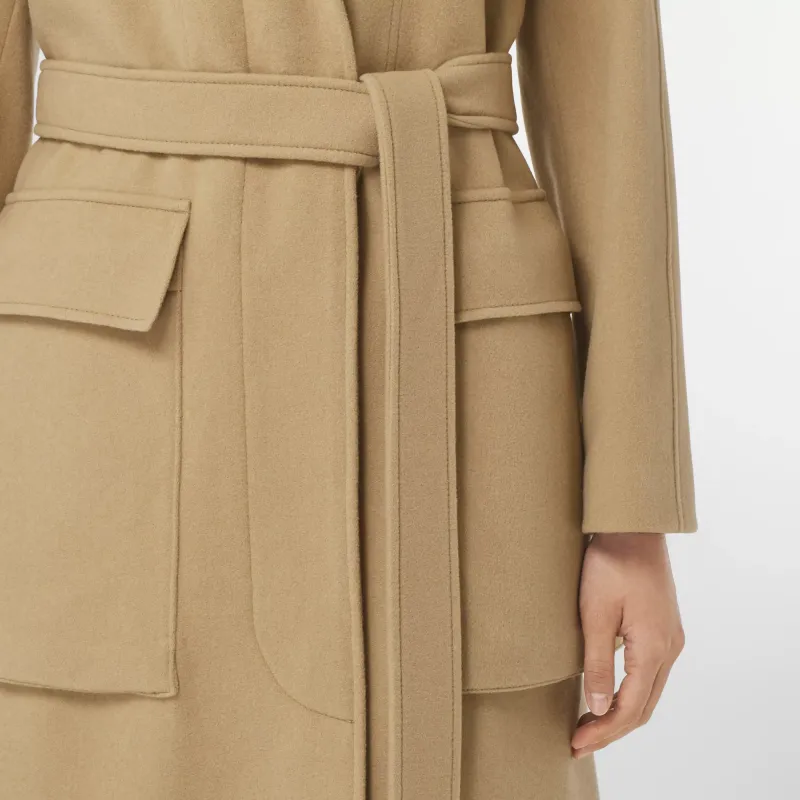 Burberry Velvet Jackets Women's Honey-4