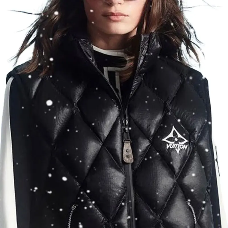 LOUIS VUITTON Diamond Ripstop Puffer Gilet-4
