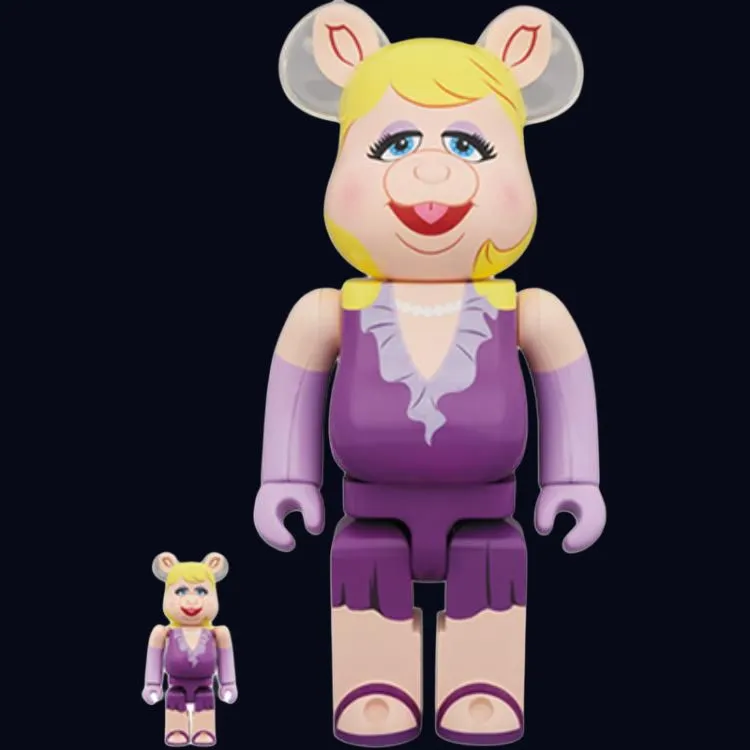 Bearbrick Miss Piggy Purple-3