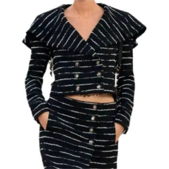 CHANEL 25S Spring Summer Collection Jackets & Coats Women's Black White
