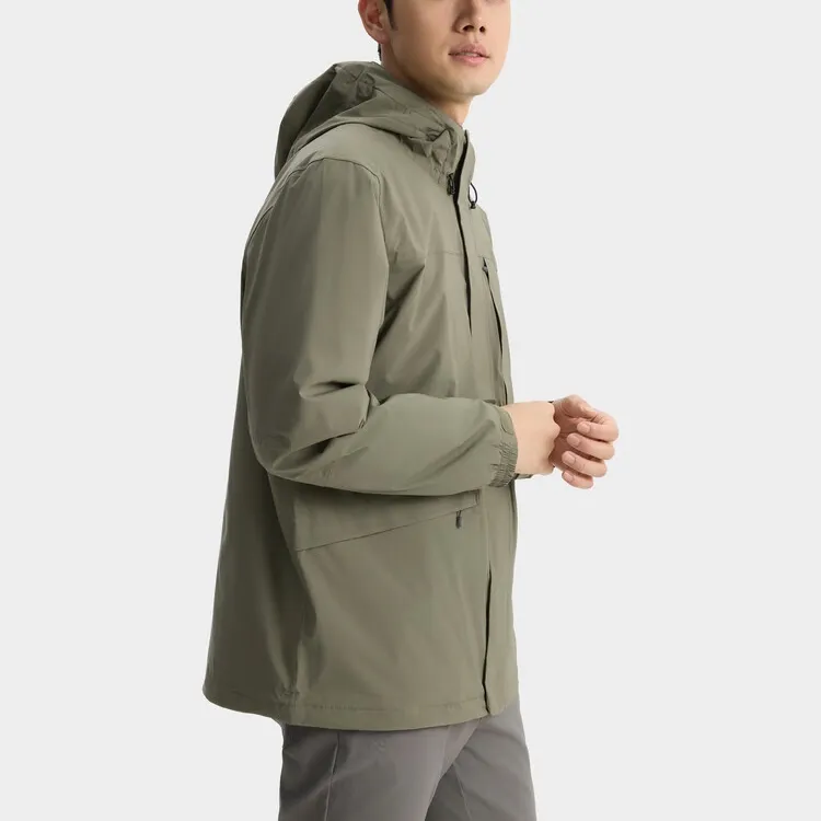 Columbia Waterproof, Windproof, Breathable, And Thermal Windbreaker Jacket Men's Army Green-2
