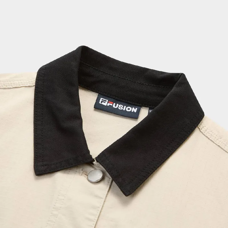 FILA FUSION WORKWEAR Jackets Coats Women's Ecru-4
