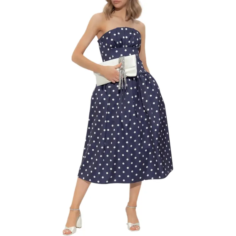 Self portrait Polka dot Midi Dress-2