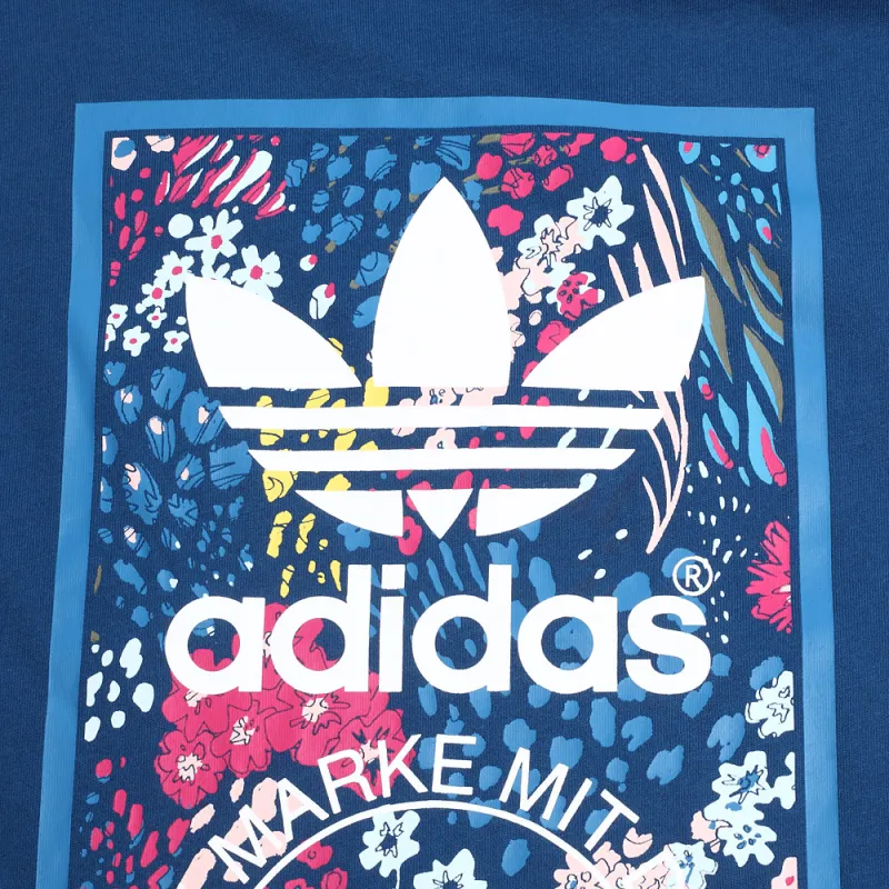 Adidas Originals T Shirt Women's Blue-2