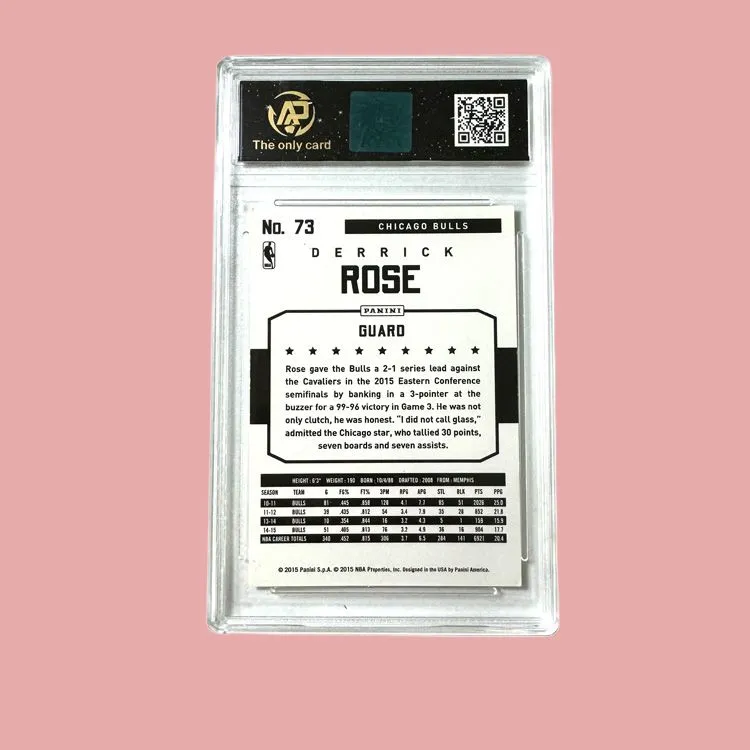 PANINI Derrick Rose Bulls 15 16 Season Dunk Classic Moment Star Card Authentic Graded Cards 1 Pc-4