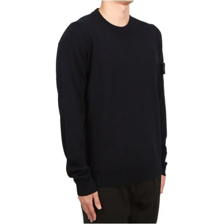 STONE ISLAND Logo Patch Crewneck Jumper-3