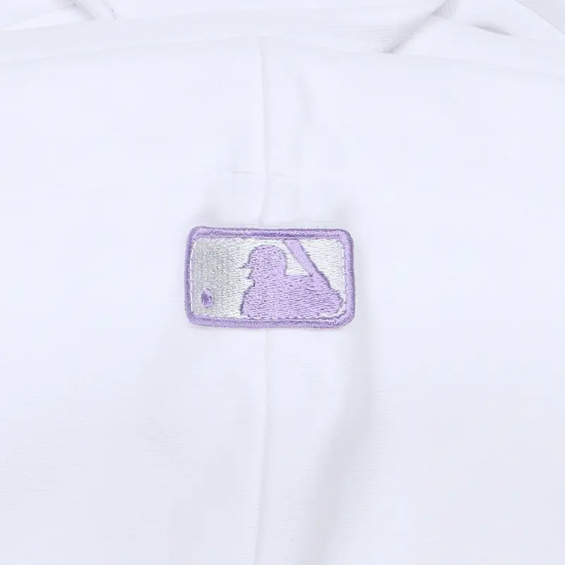 MLB Old Flower Sweatshirts Unisex White-4