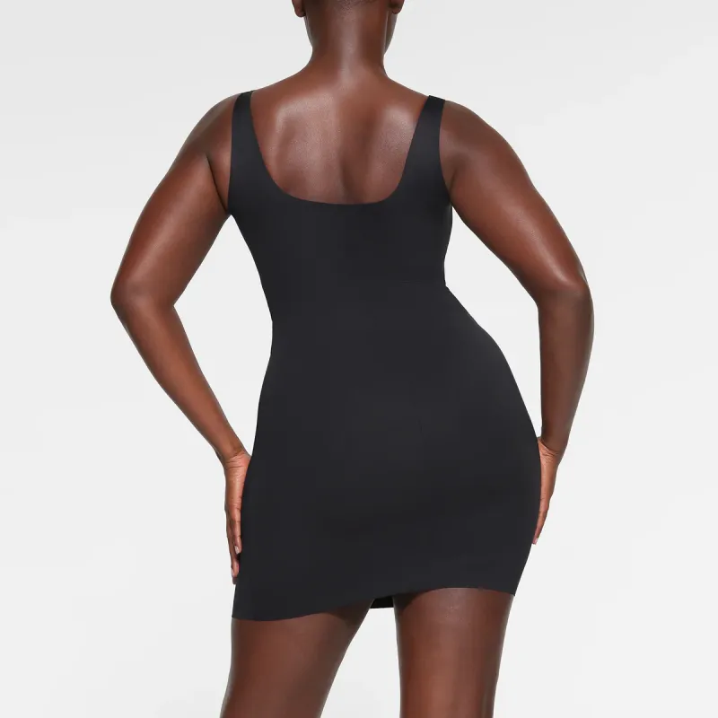 SKIMS SKIMS BODY TANK MINI DRESS Slip Dresses Women's ONYX/Onyx-4