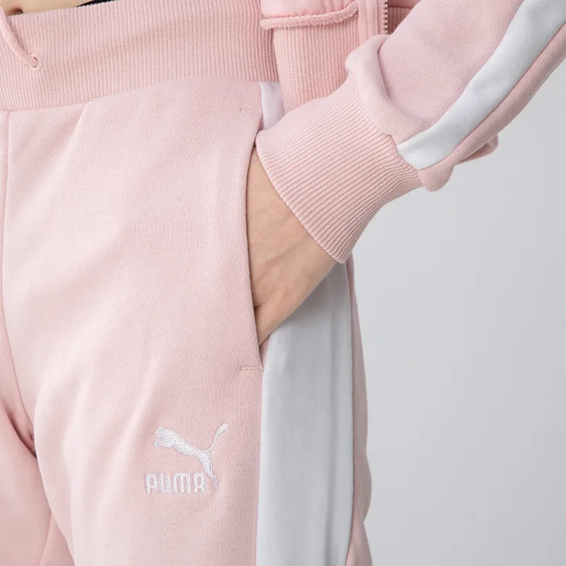 PUMA Knitted Sports Pants Women's Pink-6