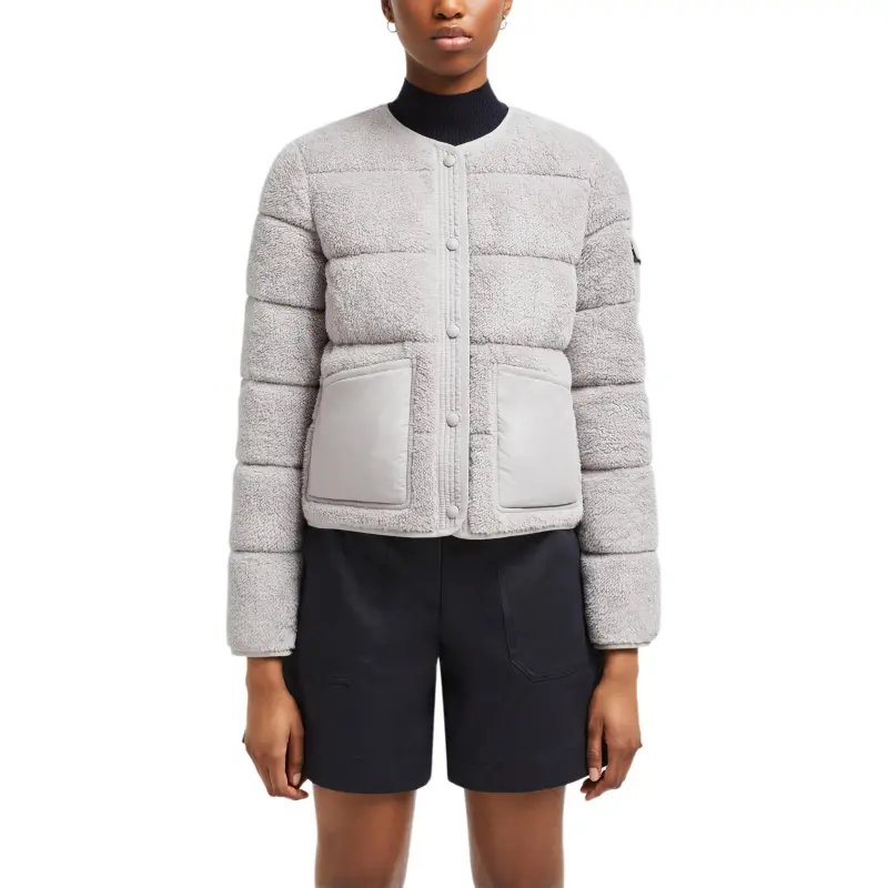 Moncler Down Jacket Women's Gray-2
