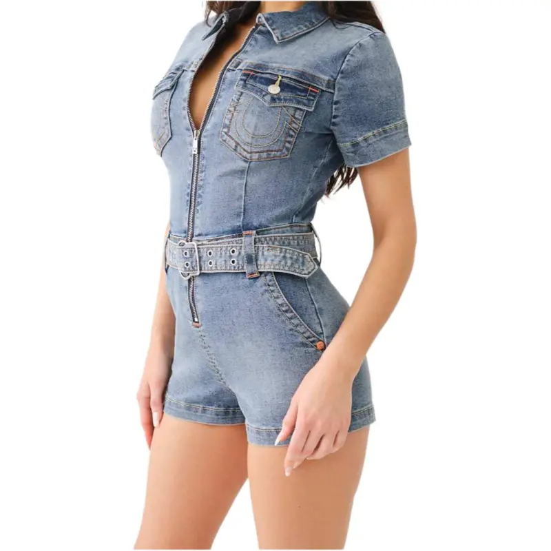 TRUE RELIGION Jumpsuit Women's Blue-1