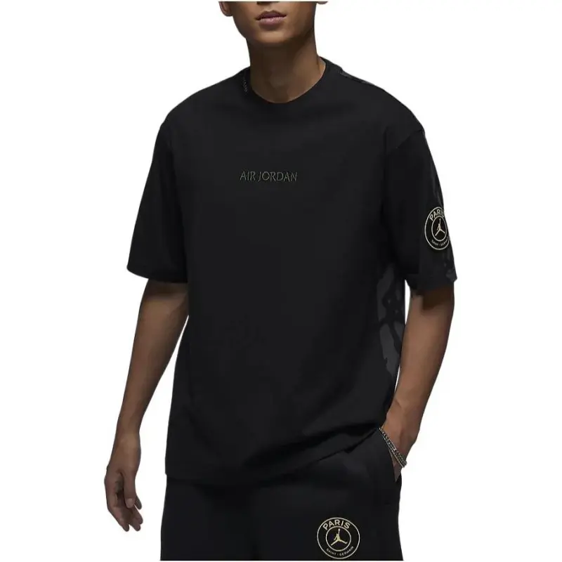 Jordan x PSG Paris Saint-Germain SS24 T-Shirt Men's Black-2