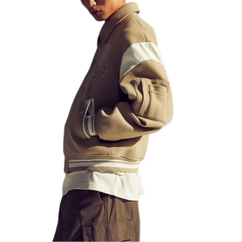 H&M Jackets Men Beige-1
