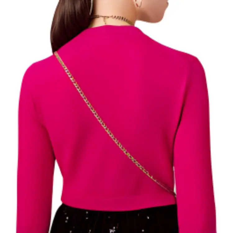 CHANEL Knitwear Women's Peach Red-3