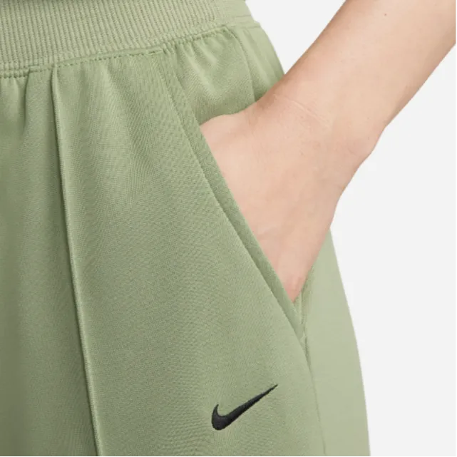 Nike Sportswear Essentials Series Knitted Sports Pants Women's Green-3