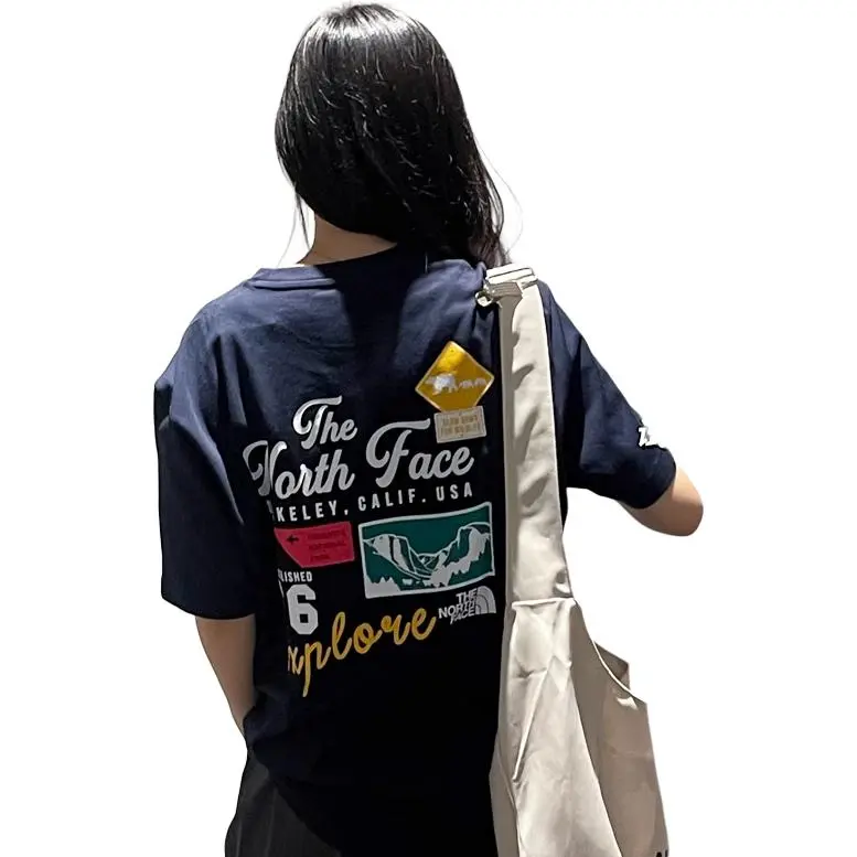 THE NORTH FACE T Shirt Unisex Marine Blue-2