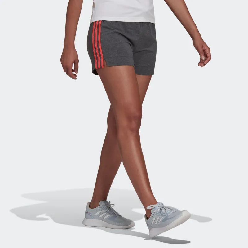 Adidas ESSENTIALS Sports Shorts Women's Dark Heather Gray-3