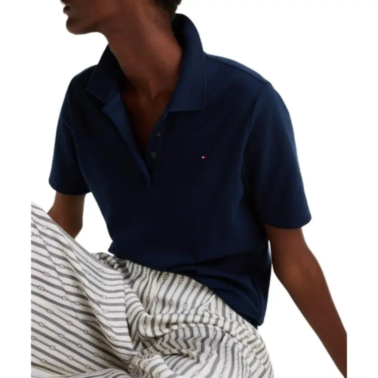 Tommy Hilfiger Polo Shirt Women's Marine Blue-4