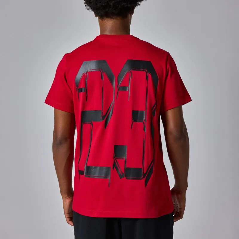 Jordan T Shirts Men Gym Red-5
