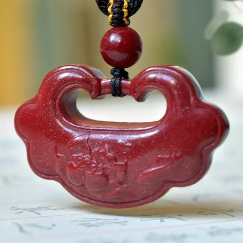 JUNWEN Cinnabar Necklaces Unisex-1