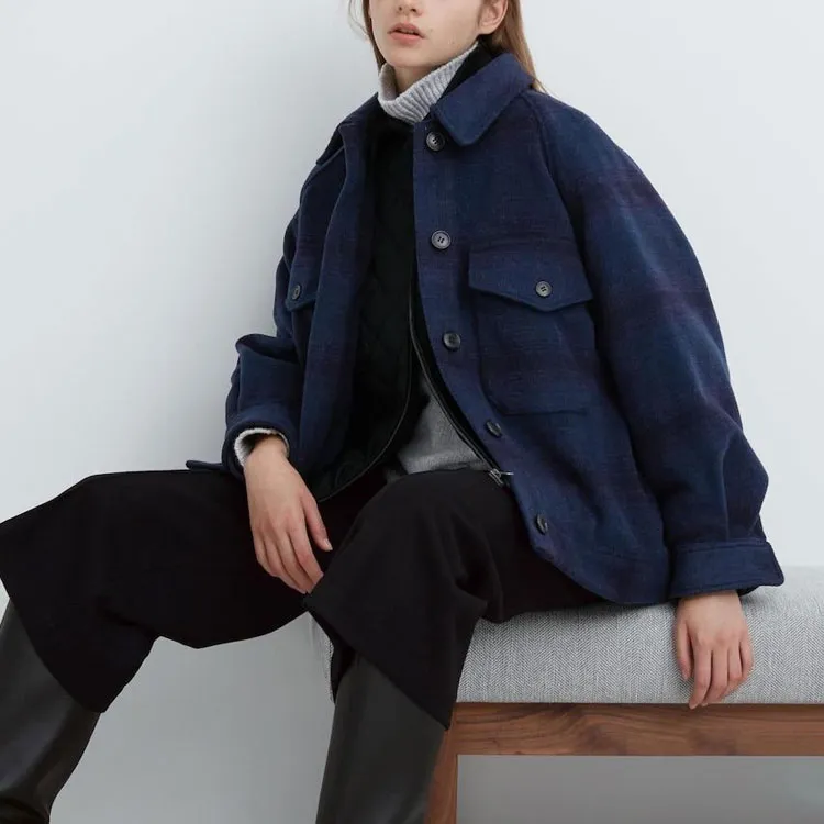 UNIQLO Jackets Women's Dark Blue-1
