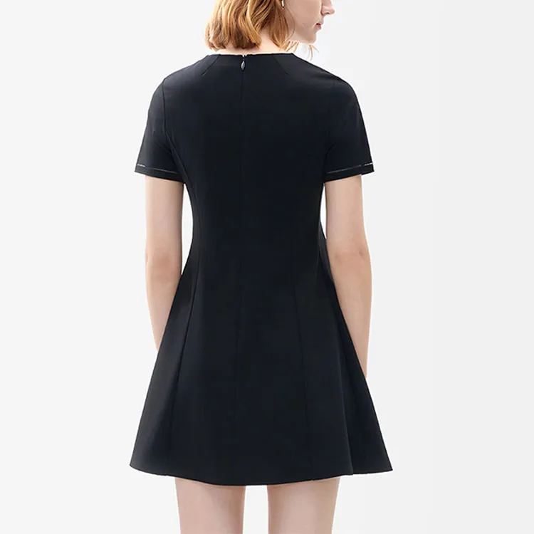 FILA Short Sleeved Dresses Women's Jet Black-3